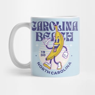 Carolina Beach, NC Summertime Vacationing Strutting Banana Mug